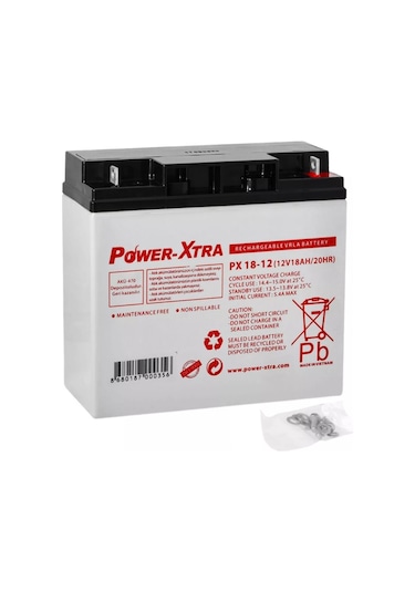 Power-Xtra PX18-12 12 V 18 Ah Bakımsız Kuru Akü