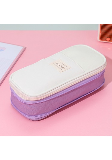 Aurora Büyükkapasiteli Çok Fonksiyonlu Kalemçantasıçok Katmanlıbasit Mor