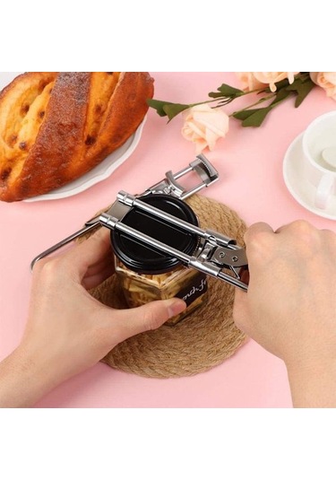 Şişe Açacağı, Ayarlanabilir Çok İşlevli Paslanmaz Çelik Konserve Açacağı, Manuel Konserve Açacağı Mutfak Aksesuarı, Kolay Açılan Ayarlanabilir Konserve Açacağı Pl Diğer