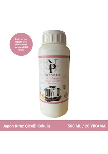 Nespro Halı Ve Koltuk Yıkama Makinesi Şampuanı/deterjanı - Japon Kiraz Çiçeği Kokulu Köpüksüz 500 Ml Tekli