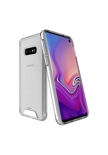 Samsung Uyumlu Galaxy S10E Kilif Seffaf Sararmaz Gard Silikon 391287950