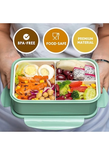 1400 Ml'lik Öğle Yemeği Kutusu A MAvi