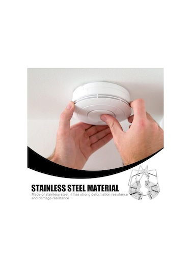 Sones Sökülemeyen Yangın Sprinkler Başlığı Koruyucu Kapak Braketi, Stil: 4 Noktalı Sprinkler İçin