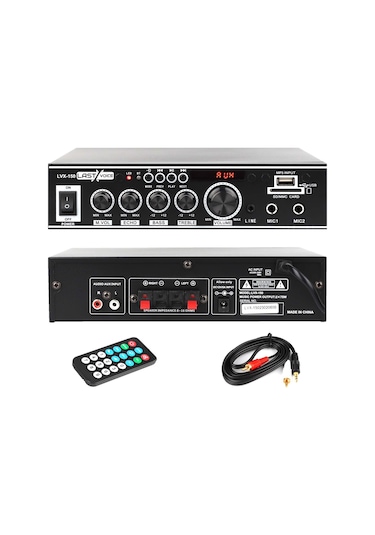 Lastvoice Lvx-150 Stereo Anfi Amfi 2X75 Watt Bluetooth Usb-Sd