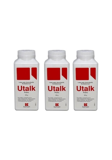 Utalk Kurtsan Pudra 100gr Anti Yel 3 Lü Set Utlk 003