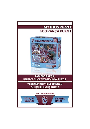 Trabzonspor Takım 500 Parça Puzzle