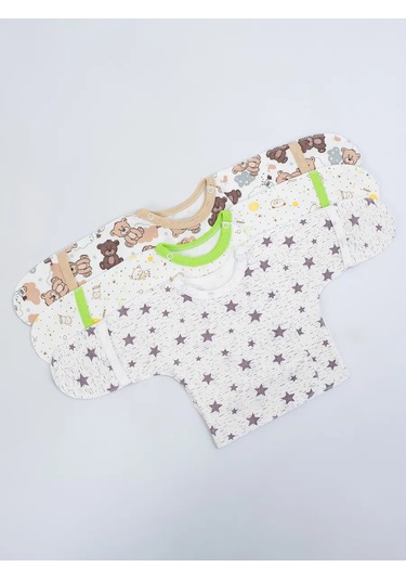 Ivanovo Kids Bebekler İçin Tüylü İç Lastikli Pijama Takımı 3'lü Set 340562520 Sütlü