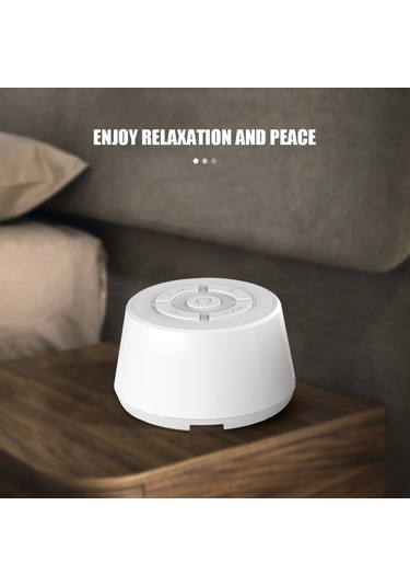 Geeksen Bebekler İçin 9 Doğal Sesli Beyaz Gürültü Makinesi, Taşınabilir Gece Lambalı Uyku Yardımcısı Diğer