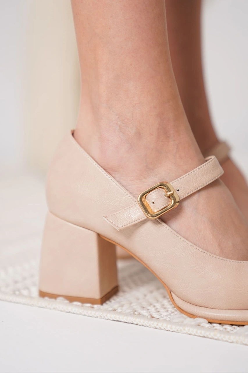 Kocadal Kocadal Kelly Nude Cilt Kadın Topuklu Ayakkabı Muhtelif