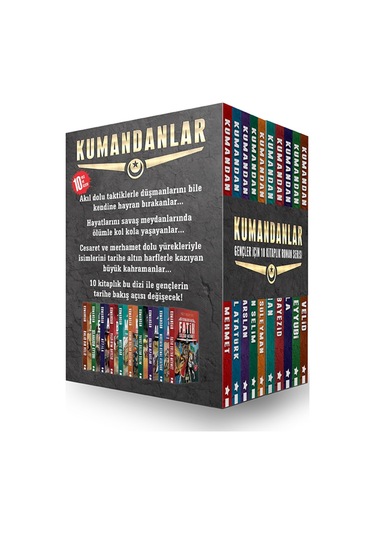 Kumandanlar Seti-Kutulu-10 Kitap Takım - Yiğit Recep Efe - Acayip