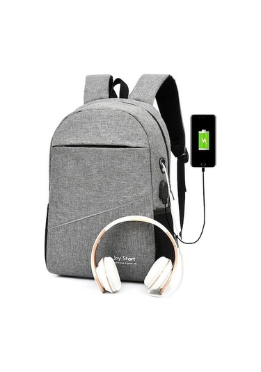 Didadodo Gri Yeni Varış Omuz Çantası Erkek İş Dizüstü Sırt Çantası, Eğlence Çantası Açık Seyahat Çantası Üç Parçalı Takım Elbise Gri