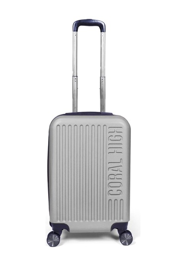 Coral High Abs Gümüş Küçük Boy Valiz 16431 Gümüş