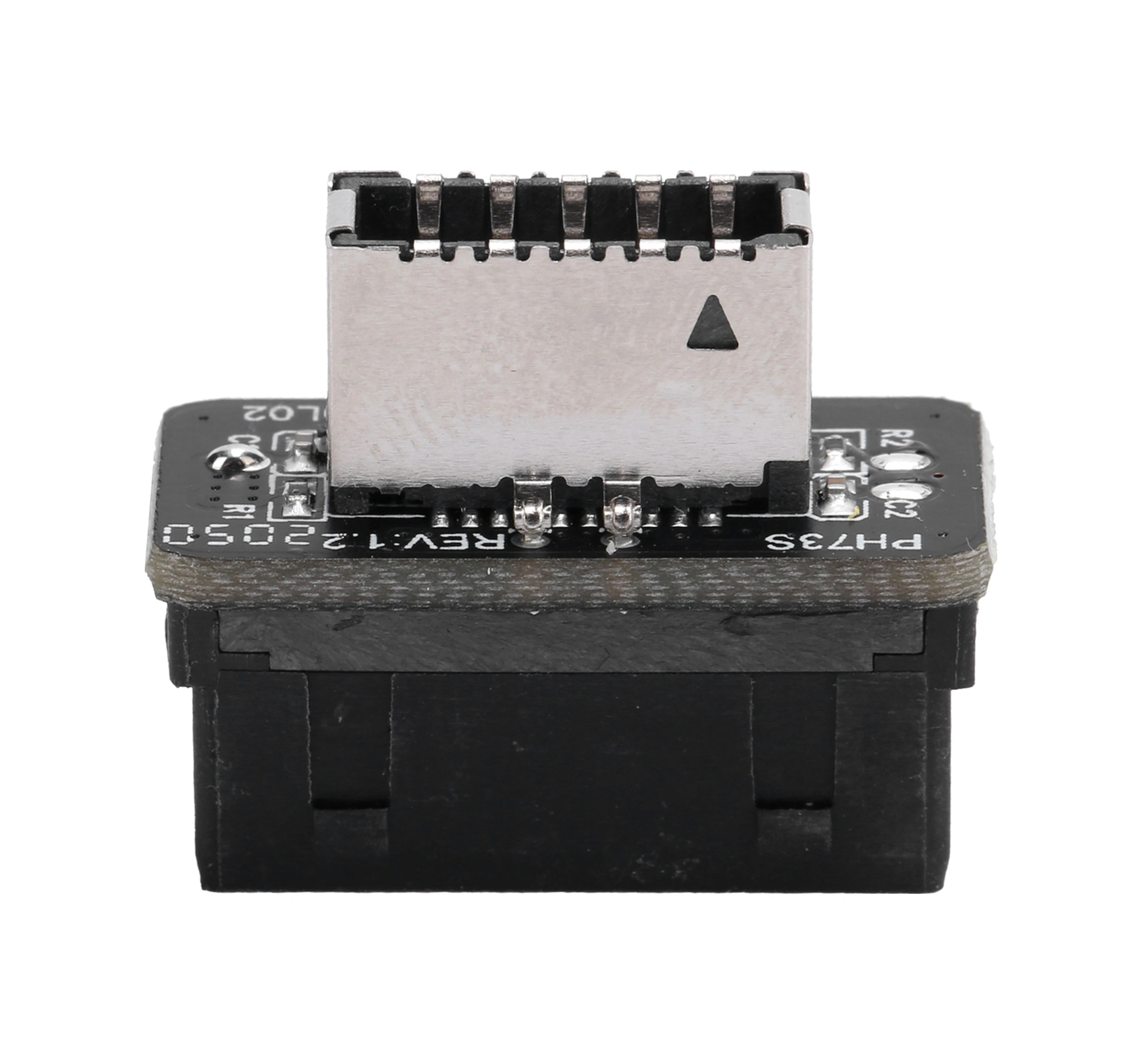 Xiyyadms Anakart Usb3.0/3.1 19p/20p'den Type-e'ye 90 Derece Dönüştürücü, 10gbps Hızlı Veri Transferi, Ön Panel Type-c Bağlantı Portu