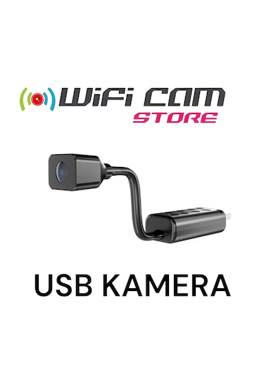 Mini Wifi Usb Kamera Esnek Tasarım Canlı İzleme Sd Karta Kayıt