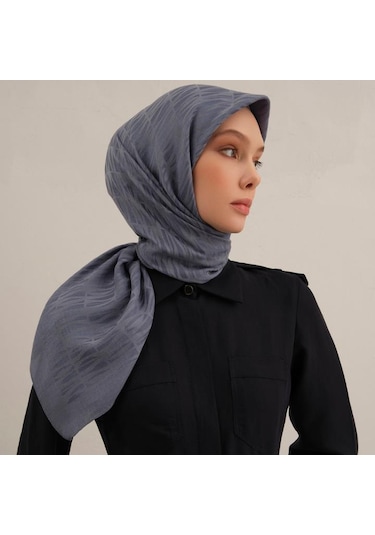Armine E00oa0444083 26 Armine Lyocell Eşarp 3 Mavi