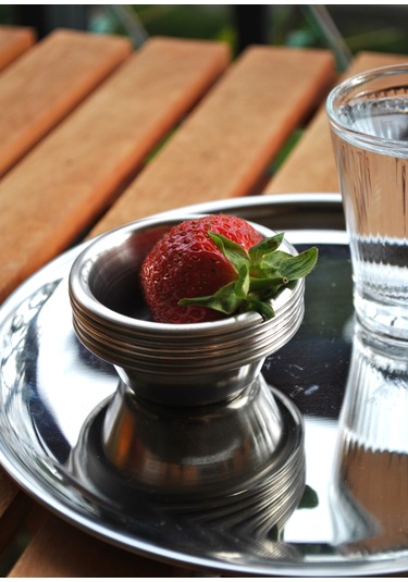 6'lı Paslanmaz Çelik Sosluk Mini Kahve Yanı Şekerlik/lokumluk 6,5