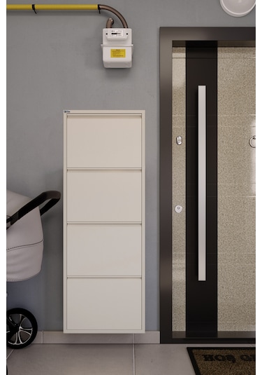Ceha  4'lü Metal Ayakkabılık - Krem K.AYK-4 /AB1013 Krem