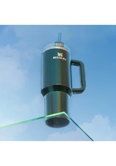 Stanley Adv 40oz Quencher H2.o Tm Pipetli Termos 10-10824-807 Koyu Yeşil