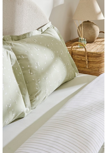 Kaşmir Home Lensa Çift Kişilik Nevresim Takımı Çağla Çağla