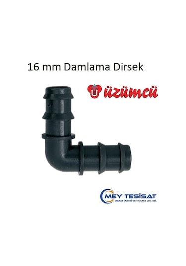 Damlama Dirsek 16 Mm Üzümcü ( Paket Seçiniz )