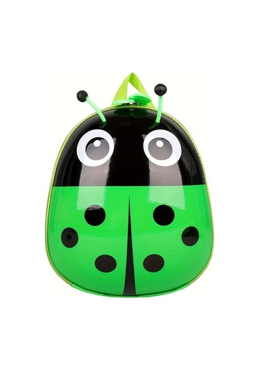 Topshop1 Sevimli Uğur Böceği Yumurta Kabuğu Çantası Yeşil Dayanıklı Naylon Hafif Solmaz Çift Omuz Askılı Yeşil