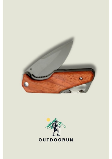 Gerber Kancalı Ahşap Outdoor Kamp Çakı 19 Cm Kahverengi