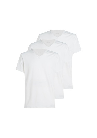 Calvin Klein Calvın Kleın Erkek 3 Lü Atlet Nb4186-100 Beyaz