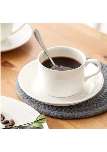 Ximistore9 6 Adet 12 Cm Gıda Kalitesi Paslanmaz Çelik Küçük Kaşık, Yansıtıcı Cila, Türk Kahvesi Ve Tatlılar İçin Uygun Gümüş