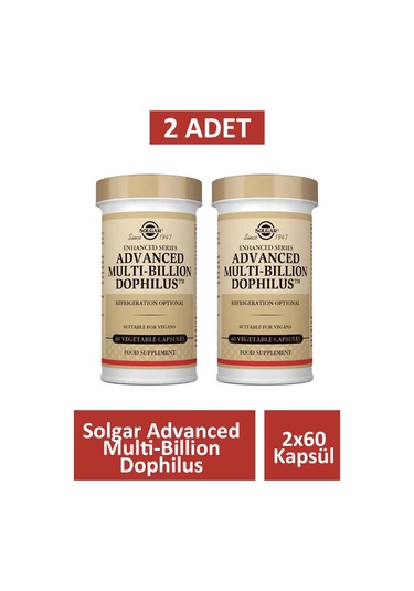 Solgar Advanced Multi-billion Dophilus 60 Kapsül 2 Adet