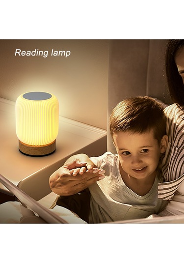 Hombey Led Akıllı Gece Lambası: Dokunmatik Kontrol, Üç Renk Seçeneği, Sürekli Parlaklık Ayarlama, Batarya İle Dışarıda Kullanıma Uygun, Odalar İçin Atmosfer Lambası Diğer