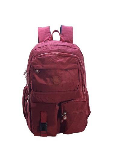 Klinkır Okul Çantası Lise Ortaokul Üniversite Kadın Sırt Çantası Hafif Kumaş Çok Cepli 001