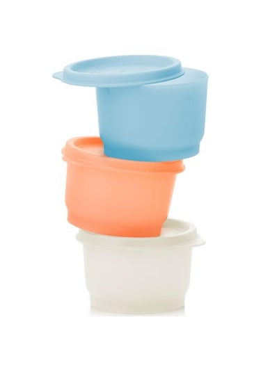 Tupperware Atıştırmalık Saklama Kapları 3'lü Set 110 x 3 ML Çok Renkli