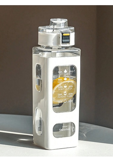 1 Adet Beyaz 700 Ml Spor Su Şişesi, Taşınabilir Damlatmaz Bardak. Dış Mekan, Whıte 0,9 L Whıte