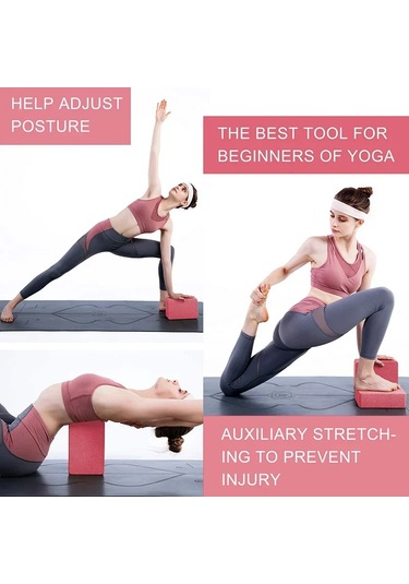 1 Adet Yoga Yapı Taşları Küpleri Pilates Tuğla Takviye Paspaslar Çok Renkli