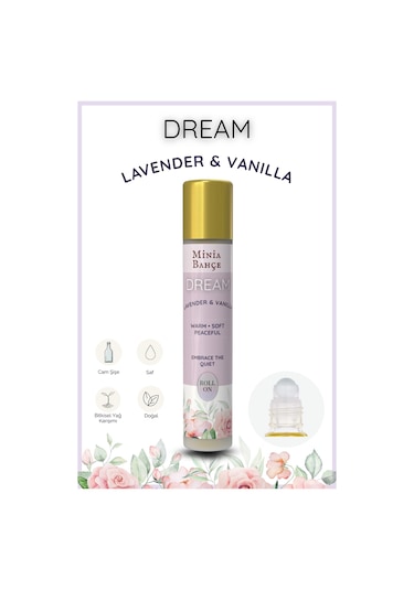 Dream %100 Doğal Lavender & Vanilla Roll-on 10 Ml