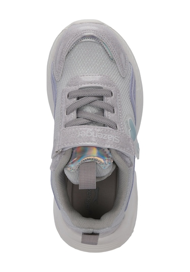 Slazenger KLARION Çocuk Cırt Cırtlı Gri / Mor Günlük Spor Ayakkabısı