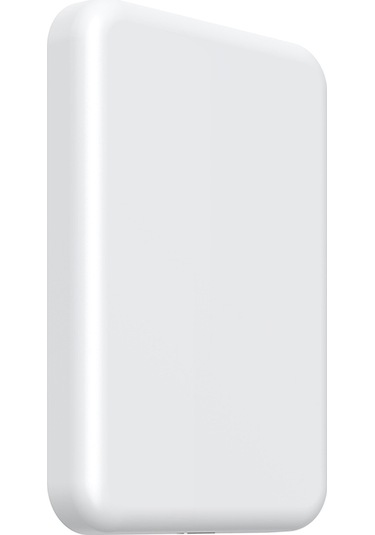 Manyetik Kablosuz 5000 Mah Powerbank Magsafe Uyumlu 5w Wireless Şarj Uçakta Kullanım Sertifikalı BEYAZ