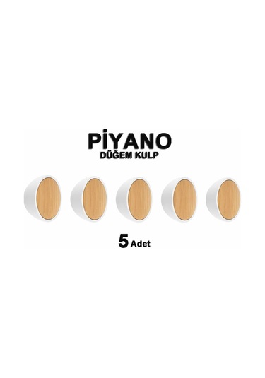 Piyano Düğme 5 Adet Mobilya Yatak Odası Mutfak Dolabı Çekmece Tv Ünitesi Ve Ofis Mobilyası Kulpu Beyaz