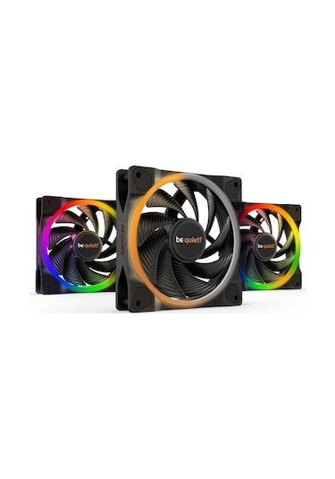 Be Quiet Light Wings 120mm Pwm Premium Argb Kasa Fanı 4-pin 3'lü