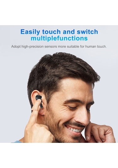 Pazly Springsun Dokunmatik Ekranlı Kulaklık 24h Çalma Süresi Ipx5 Su Geçirmez Şarjlı Spor Kulaklık Bluetooth 5.4