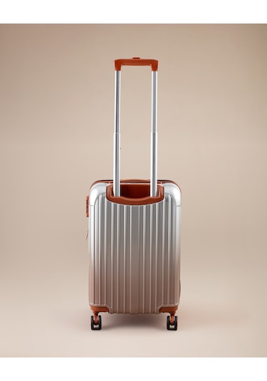 Madame Coco Chest Valiz/bavul - Gümüş - Kabin Boy 8684427217856 Çok Renkli