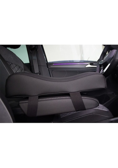 Fiat 500x Uyumlu Kol Dayama, Kolçak Yükseltici Minder Deri İnce Siyah