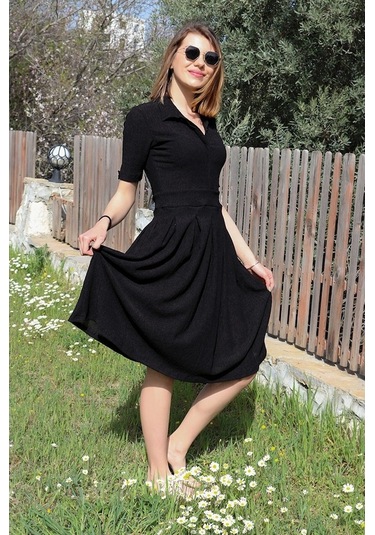 Barbora Günlük Yazlık Ofis Kadın Elbisesi Dis208