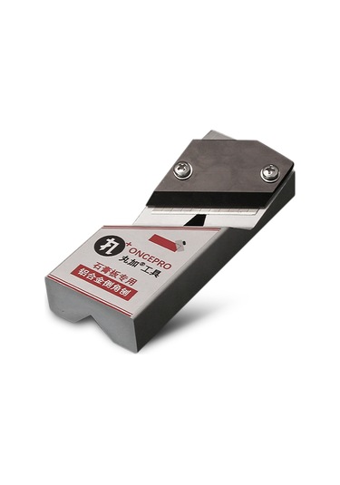 Honmex Alüminyum Profilli V Tipi Tahta Köşe Oyma Aleti - Ahşap, Plasterboard 45 Derece Kenar Düzeltici, Dayanıklı Sk5 Bıçağı