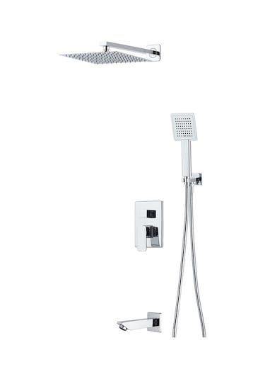 Hms Banyo Bataryası Dahil Ankastre Duş Seti Krom