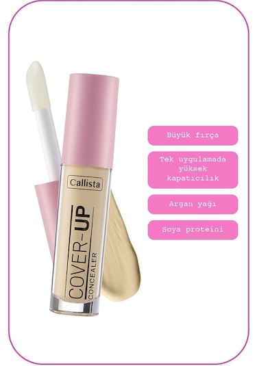 Callista Cover Up Concealer Yoğun Kapatıcı Göz Altı Kapatıcısı - 03 Sand