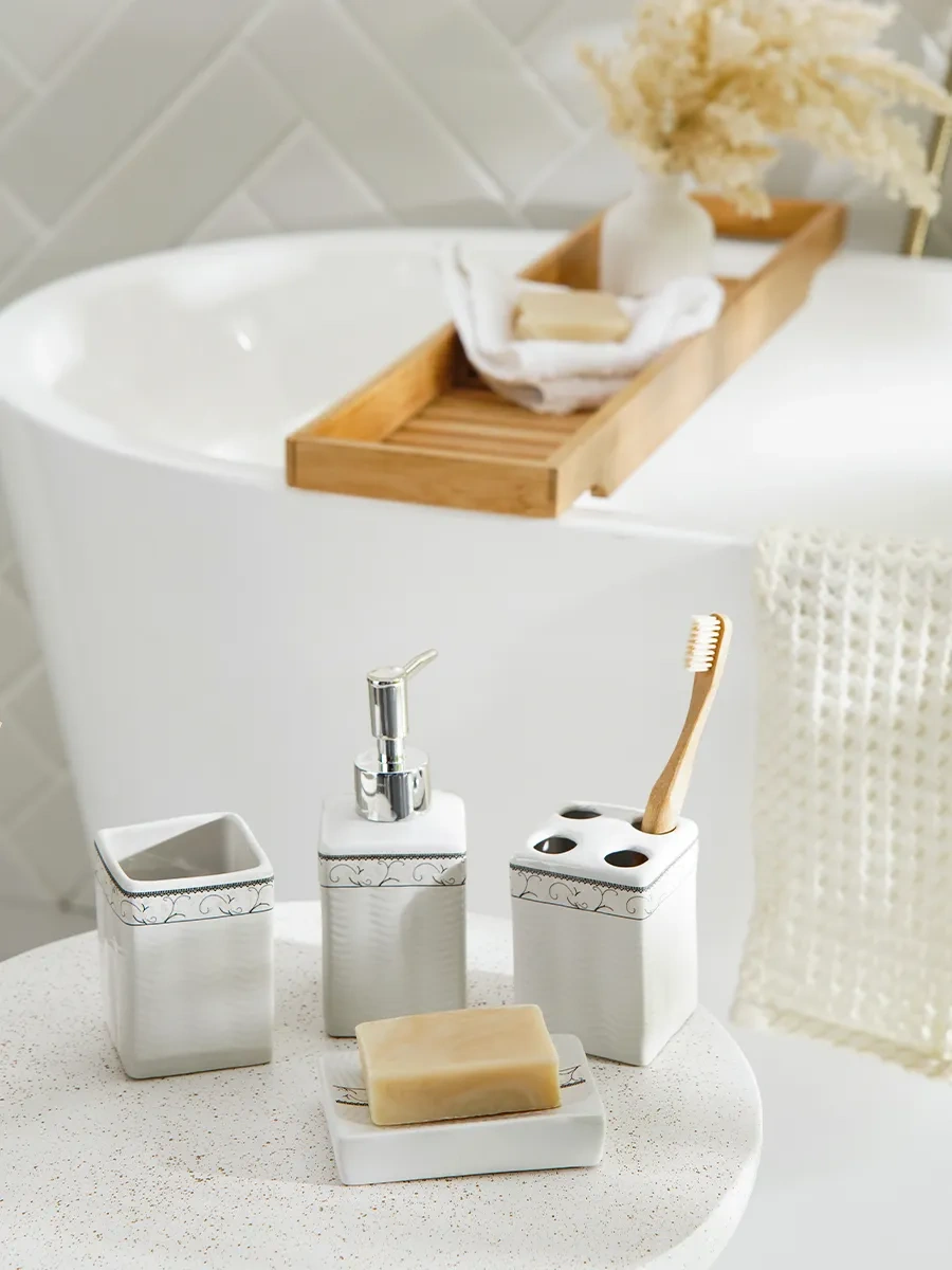 Skyphos Banyo Seti, 4 Parça 111631924 Beyaz