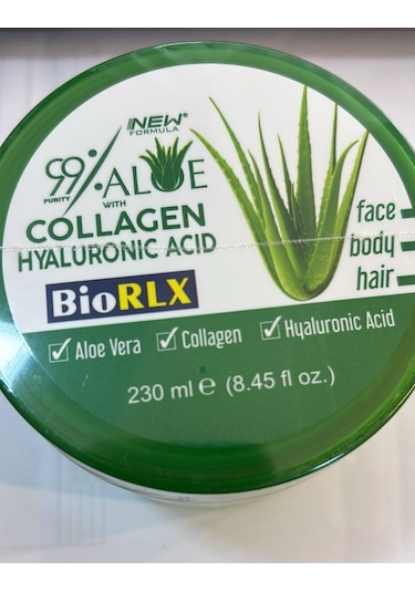 Biorlx %99 Aloe Vera Jeli, Kolajen Ve Hyaluronik Asit 230 Ml Kavanoz