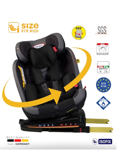 Holmer Kids Maxi Protect Aero 3D 360° Dönebilir Isofix 0  -  36 KG Oto Koltuğu