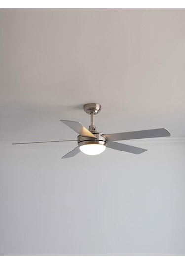 Woox İleri Geri Fonksiyonlu 5 Kanatlı Fan Ve Işıklı Uzaktan Kumandalı Tavan Vantilatörü Gri